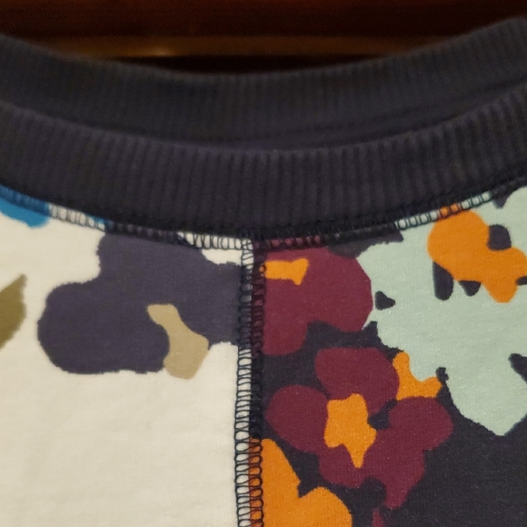 Maeve Anthro Puff Sleeve Floral Sweatshirt Small - Picture 4 of 16